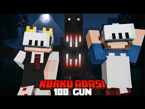 Minecraft VR Korku Adasında 100 Gün Hayatta Kalmak @iplusd