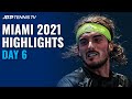 Rublev, Fucsovics Meet Again; Tsitsipas vs Nishikori | Miami 2021 Highlights Day 6