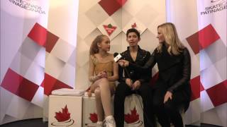 KASATKIN | CIRCELLI - Novice Free Dance Interview - CTNSC17 video