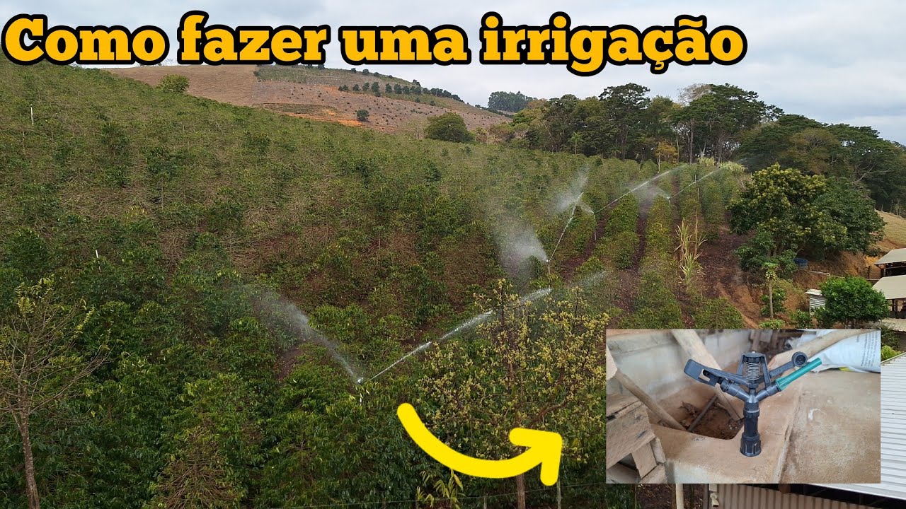 Posso a passo de como fazer uma irrigação do zero