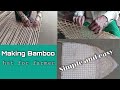 How To Make Bamboo Hat For Farmer Making Bamboo Hat Traditional Bamboo Hat For Farmer