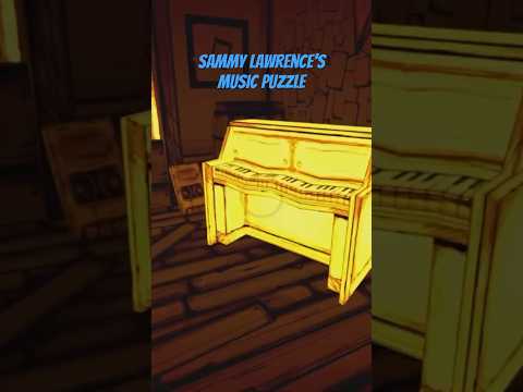 The Music Puzzle in Chapter 2 of Bendy and the ink machine #shorts