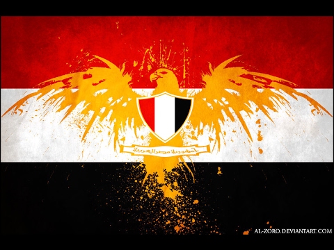 Players of the Egyptian team great...