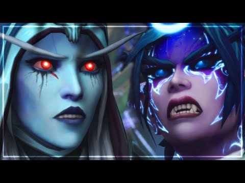 Sylvanas VS Tyrande Whisperwind Cinematic│Patch 9.1 Chains of Domination