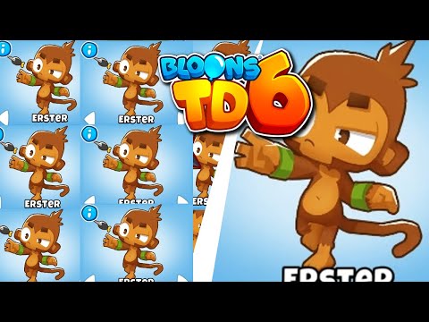 Schaffen wir NUR mit Wurfpfeilaffen Lvl 100? | Bloons Tower Defense 6 #28 Deutsch German Gameplay