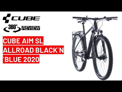 Cube AIM SL ALLROAD black´n´blue 2020: 360 Bike review