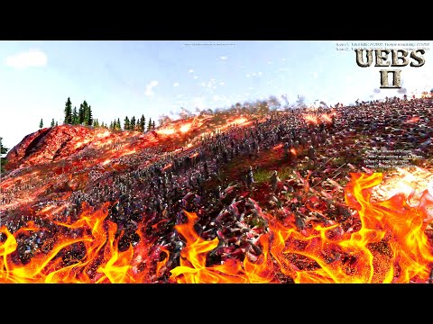 SUPERMASSIVE BATTLE 1,000,000 FIRE ARCHERS vs 1,000,000 RED COATS | Ultimate Epic Battle Simulator 2
