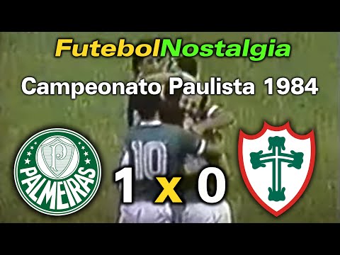 Palmeiras 1 x 0 Portuguesa - 07-10-1984 ( Campeonato Paulista )