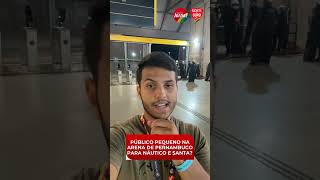 Público pequeno na Arena de Pernambuco para a semifinal entre Santa Cruz e Náutico?