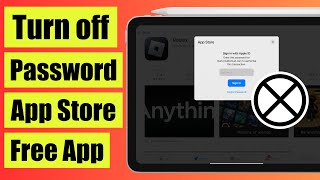 How to Disable Password for App Store on iPad (Stop Asking) iPadOS 17