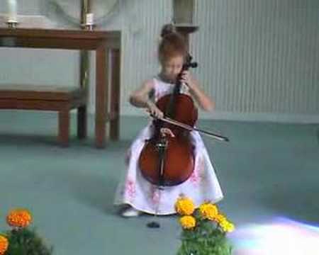 Anneke Van Der Laan plays French Folk Song on Cello.