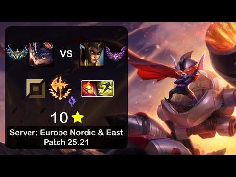 Rumble Top vs Cassiopeia - EUNE Challenger - Patch 25.21