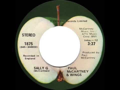 1975 HITS ARCHIVE: Sally G - Paul McCartney & Wings (stereo 45)