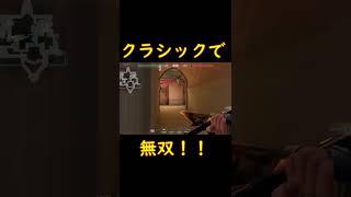 クラシックで無双！！！ #Shorts #Valorant #クラシック #クラッチ