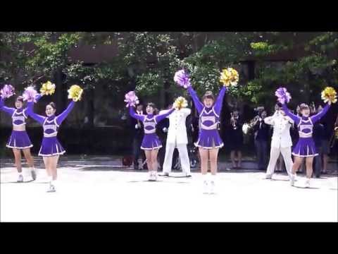 【同志社女子大学】 2013年度 同立戦にむけた応援団によるパフォーマンス　2013-05-22