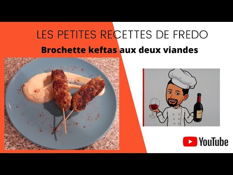 Brochette keftas aux deux viande