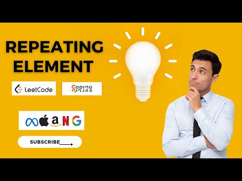 First Repeating Element In Java