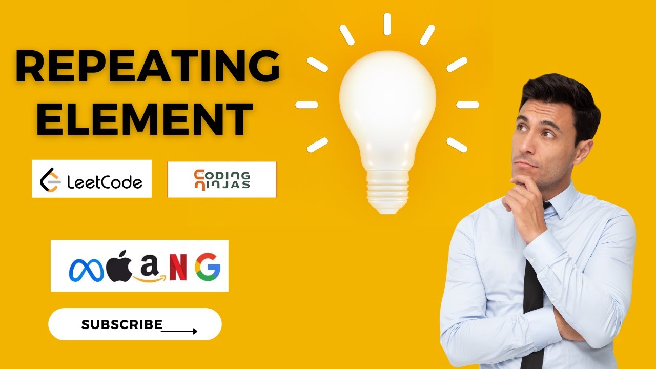 First Repeating Element | Leetcode | Must Do Coding Problem