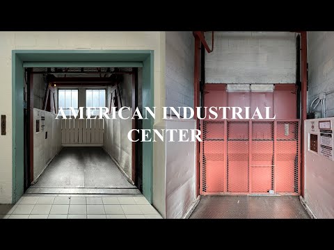 Epic Motor! Cool OTIS Hydraulic Freight Elevator - American Industrial Center - San Francisco, CA