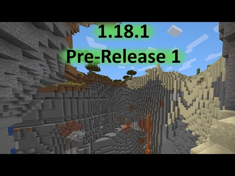 Minecraft 1.18.1 Pre-Release 1