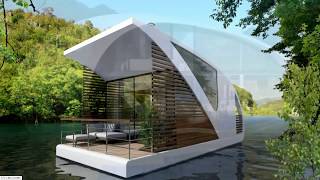 ☑️ WOWWWW!! 10+ Amazing Futuristic Floating Homes and Houseboats (Concept) 2018