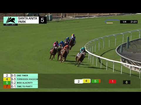 Santa Anita Park Carrera 5 (The Speakeasy Stakes) - 1 de Octubre 2021