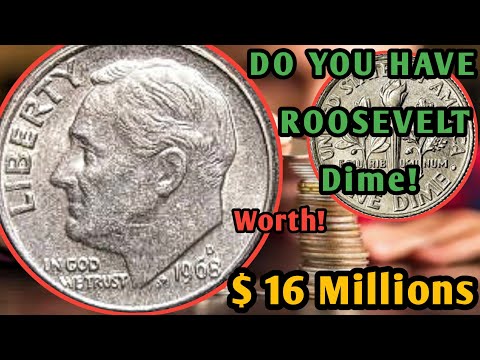 Retire Early! Look for This Rare 1968 D Roosevelt Dime in Your Pocket Change!