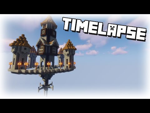 How to Build a Floating Wizard School | Minecraft - Timelapse Builds