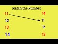 Match The Number 10 To 30 1 2 3 One Two Three
