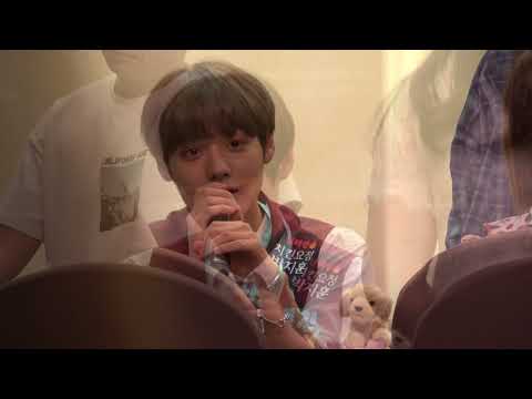 180616 WANNA ONE 팬싸 박지훈FOCUS #워너원 #박지훈  #parkjihoon #WANNAONE #지훈