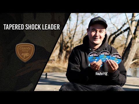 GIANTS FISHING - Ujímaný šokový vlasec Tapered Shock Leader 0,30-0,50 mm 15 m