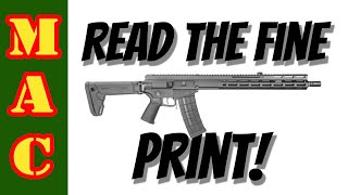 Read the fine print! Problems with the FoxTrot Mike 102 AR15