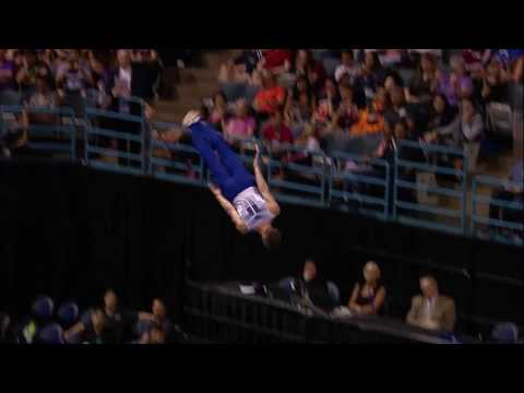 Jeffrey Gluckstein - Trampoline Routine 2 - 2017 USA Gymnastics Championships