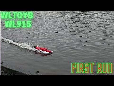 WLTOYS WL915 Speed Boat First run