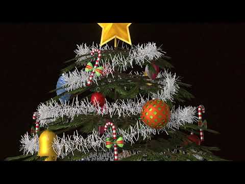 Christmas Tree for Iclone modeled in Blender