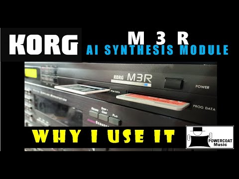 Korg M3R AI Synthesis Module 1990s - Black image 2