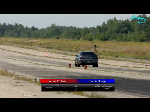 Kenne Koltsov - Audi 90 vs Joonas Honga - Nissan Skyline GT -R. Dragrace @ EDRA nationals 2019