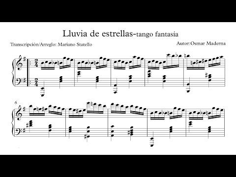 "Lluvia de Estrellas" Tango-Fantasy - P. Barton, FEURICH piano