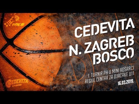 Cedevita - Novi Zagreb Bosco // I. turnir PH u mini košarci U11 // 16.03.2019.