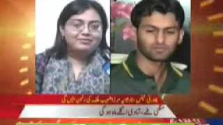Shoaib Malik and Sania Mirza Getting Married :- Live Video     123Channels.com