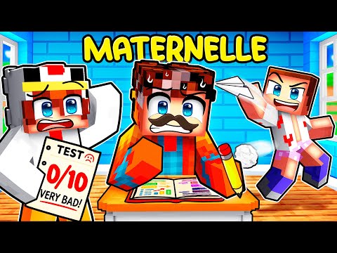 I sent my FATHER back to Kindergarten in Minecraft!