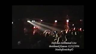 Deftones - Subliminal Live @ Bottleneck Lawrence, Kansas 8/11 Live 12/12/1996