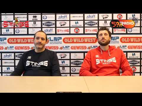 Pre-partita Urania Milano - Staff Mantova con coach Di Carlo e Infante