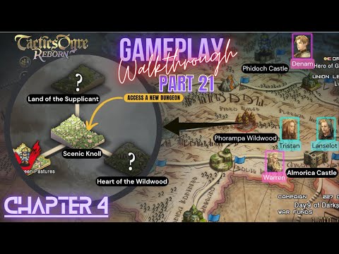 Tactics Ogre Reborn Chapter 4 Almorica and New Dungeons in Phorampa Wildwood (3) Walkthrough Part 21