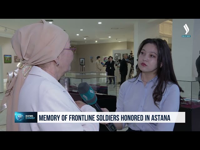 Memory of frontline soldiers honored in Astana