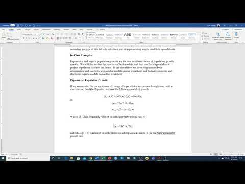 Exponential growth on Excel