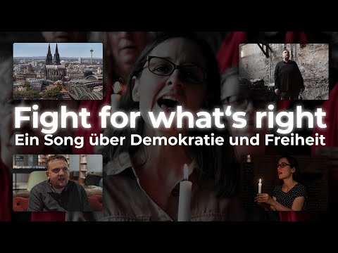 Fight for what's right | Ein Zeichen für Demokratie | Das Musikvideo