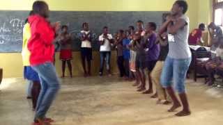 Uganda's African Children's Choir Jamming to Belizean Punta Music!!