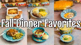 Top 6 Cozy Fall Dinner Favorites | Easy Budget Friendly Family Meal Ideas | September 2023 🍂