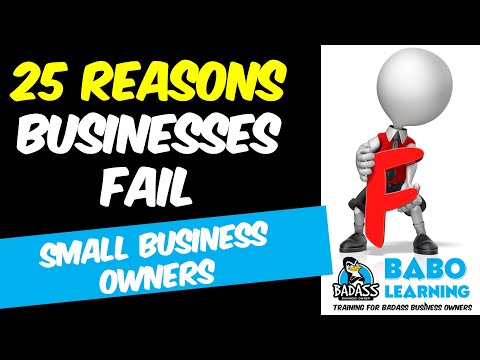 Why Do Businesses Fail? | 25 Reasons Most Local Small Businesses Fail